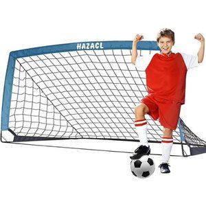 Kid Soccer Goal Portable Soccer Net Large Pop Up Soccer Goal Net with Carry Bag